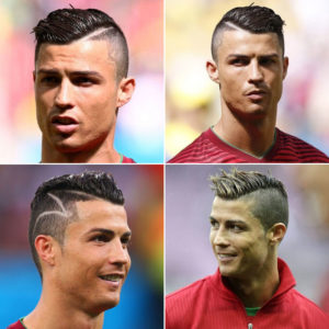 Part Comb Over Fade (Best Hair Style By Cristiano Ronaldo