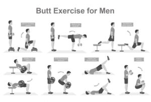 Butt exercise for men