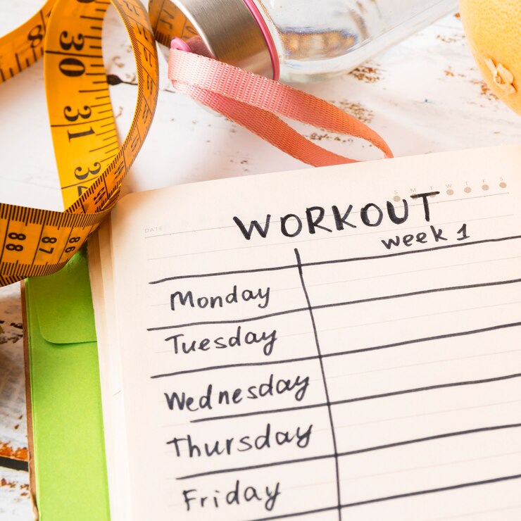 Week 1 of hitting the free gym workout plan